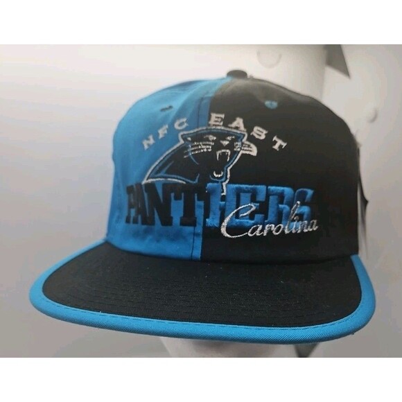 Vintage Carolina Panthers NFL Football REVERSIBLE Hat NWT 1993 - Picture 1 of 7